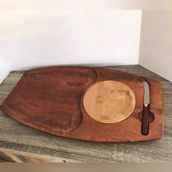 Vtg  Baribocraft Charcuterie Board - Picture 10 of 12